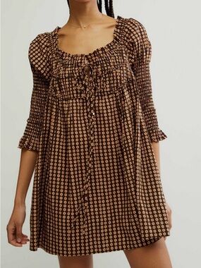 NWT Free People Star Dip Mini Dress